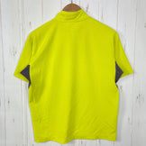 【Men's M イエロー系】 Jackwolfskin ( ジャックウルフスキン ) ファストモーション ハーフジップメッシュシャツ ポリエステル ウェア トップス インナー シャツ ショートスリーブシャツ 化繊 z00054699  化繊 ショートスリーブシャツ