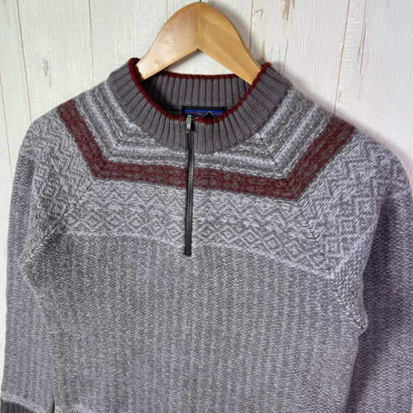 【Women's S ブラウン系】 Patagonia ( パタゴニア ) ウール ニットセーター ジップアップ Wool Knit Sweater Zip-Up 生産終了モデル 入手困難 ウェア トップス インナー シャツ ロングスリーブシャツ ウール z000550