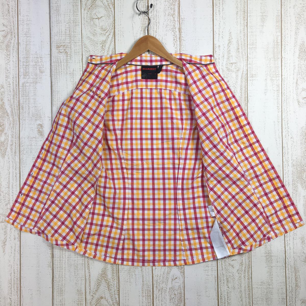 【Women's XS オレンジ系】 Mammut ( マムート ) キルシ シャツ Kirsi Shirt ショートスリーブ 1030-02020 Women's  化繊 ショートスリーブシャツ インナー シャツ トップス ウェア