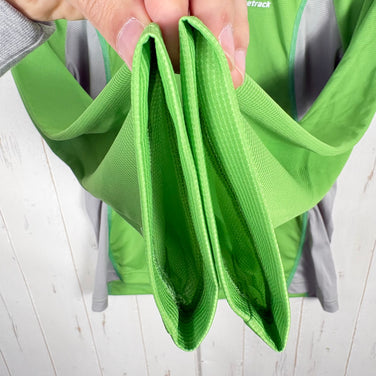 【Women's L グリーン系】 Finetrack ( ファイントラック ) ドラウト エア ジップネック Drought Air Zip Neck ポリエステル ウェア トップス インナー シャツ ロングスリーブシャツ 化繊 z00055025  化繊 ロングスリ