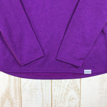 【Women's S パープル系】Patagonia ( パタゴニア ) キャプリーン 2 ライトウェイト クルー アジアフィット Capilene2 Lightweight Crew Asia Fit ロングスリーブ Tシャツ 44960 Asian Women's 化繊 ロングスリーブTシャツ クルーネック インナー シャツ トップス ウェア - 【公式】2ndGEAR（セカンドギア）Webショップ【登山用品・アウトドア用品専門 買取販売店】