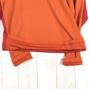 【Men's S オレンジ系】The North Face ( ザ ノースフェイス ) ロングスリーブ ベロシティ Vネック L/S Velocity V-Neck NT35951 Asian Men's 化繊 ロングスリーブTシャツ クルーネック インナー シャツ トップス ウェア - 【公式】2ndGEAR（セカンドギア）Webショップ【登山用品・アウトドア用品専門 買取販売店】