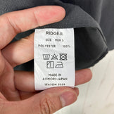 【Men's S グレー系】 Ridge Mountain Gear ( リッジマウンテンギア ) ベーシックショートスリーブシャツ Basic Short Sleeve Shirt ポリエステル ウェア トップス インナー シャツ ショートスリーブシャツ 化繊