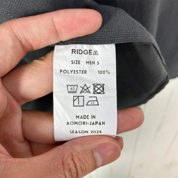 【Men's S グレー系】 Ridge Mountain Gear ( リッジマウンテンギア ) ベーシックショートスリーブシャツ Basic Short Sleeve Shirt ポリエステル ウェア トップス インナー シャツ ショートスリーブシャツ 化繊