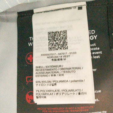 【M ブラック系】 Arcteryx ( アークテリクス ) ノーバン 14 ベスト Norvan 14 Vest ナイロン x000007517 International Black デイパック 容量【～29L】 バックパック バッグ ストレージ - 【公式】2ndGEAR（セカンドギア）Webショップ【登山用品・アウトドア用品専門 買取販売店】