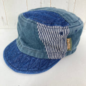 【Unisex OneSize ネイビー系】 Phatee ( ファティー ) リメイク ハーフ キャップ Remake Half Cap 生産終了モデル 入手困難 デニム ワークキャップ ビームス別注 コラボモデル ヘンプ ウェア ウェア小物 ヘッドウェア キャップ z0005