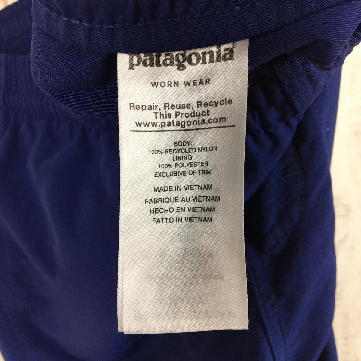 【Men's S ネイビー系】 Patagonia ( パタゴニア ) バギーズ パンツ Baggies Pants 生産終了モデル 入手困難 55211 International Men's CNY Classic Navy 化繊 ロングパンツ ボトムス ウェア