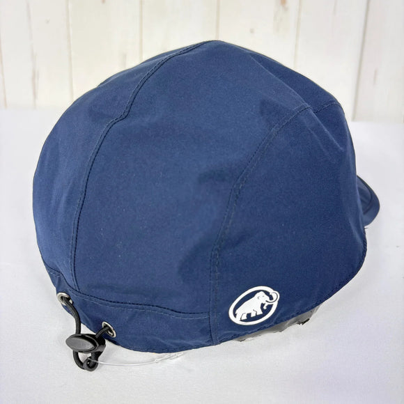 【Unisex S/M ネイビー系】 Mammut ( マムート ) クライメート ゴアテックス キャップ アジアンフィット Climate Gore-Tex Cap AF 2レイヤーGORE-TEX 折りたたみ式バイザー ポリエステル ウェア ウェア小物 ヘッドウェア