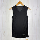 【Men's M ブラック系】 Finetrack ( ファイントラック ) ドライレイヤー スキンメッシュ ノースリーブ ポリエステル ウェア トップス インナー シャツ タンクトップ ノースリーブシャツ z00058785  タンクトップ ノースリーブシャツ イ-1