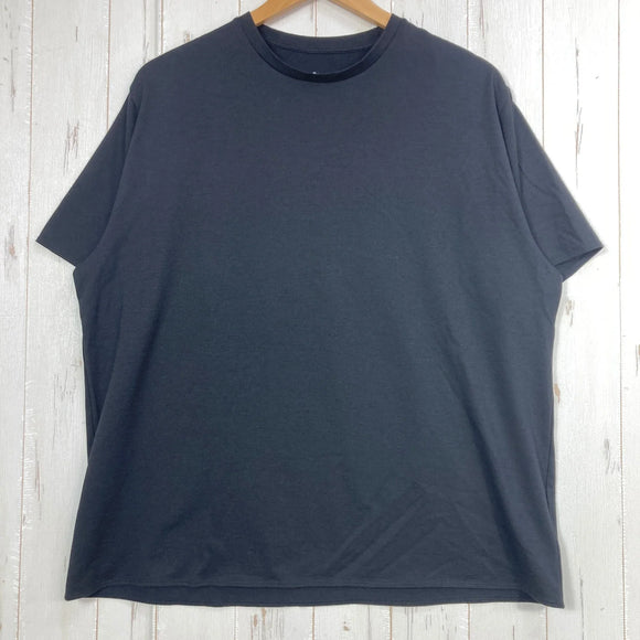 【Men's XL ブラック系】 Bring ( ブリング ) ワンダーウェア ティーシャツ Wunder Wear T Short			 メリノウール ウェア トップス インナー シャツ ショートスリーブTシャツ クルーネック ウール z00054794  ウール