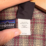 【Men's L ベージュ系】 1999 Patagonia ( パタゴニア ) ヘビー フランネル シャツ Heavy Flannel Shirt Andesite / Raisin 生産終了モデル 入手困難 オーガニックコットン オーガニックコットン ウェア ト