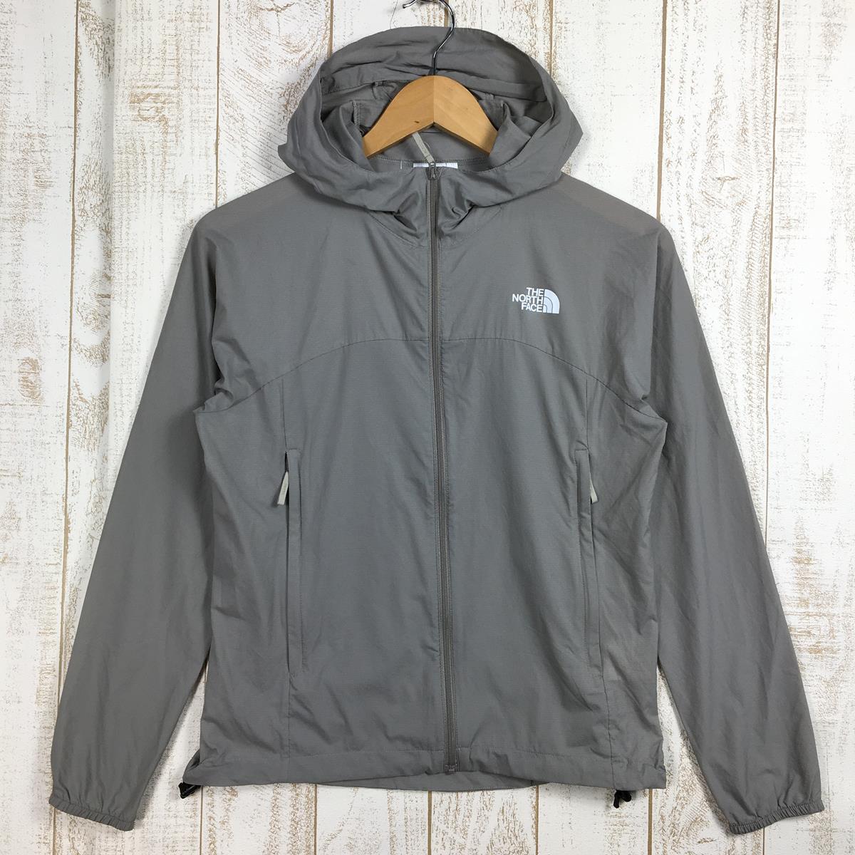 【Women's S グレー系】 The North Face ( ザ・ノースフェイス ) ストレッチ スワローテイル フーディ Stretch Swallowtail Hoodie ウィンドシェル ジャケット NPW21915 Asian Women's SY Si