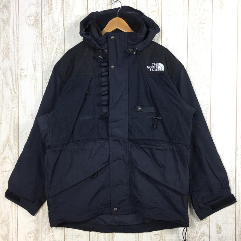 【Men's L ブラック系】 The North Face ( ザ・ノースフェイス ) 90S スキー ジャケット Ski Jacket オールブラック 入手困難 ネクストビンテージ Asian Men's  化繊 アウター ジャケット トップス ウェア