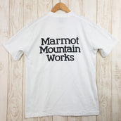 【Men's M ホワイト系】 Marmot ( マーモット ) マーモッツティー Marmots-T ポリエステル TSSMC407 Asian Men's コットン ショートスリーブTシャツ クルーネック インナー シャツ トップス ウェア - 【公式】2ndGEAR（セカンドギア）Webショップ【登山用品・アウトドア用品専門 買取販売店】