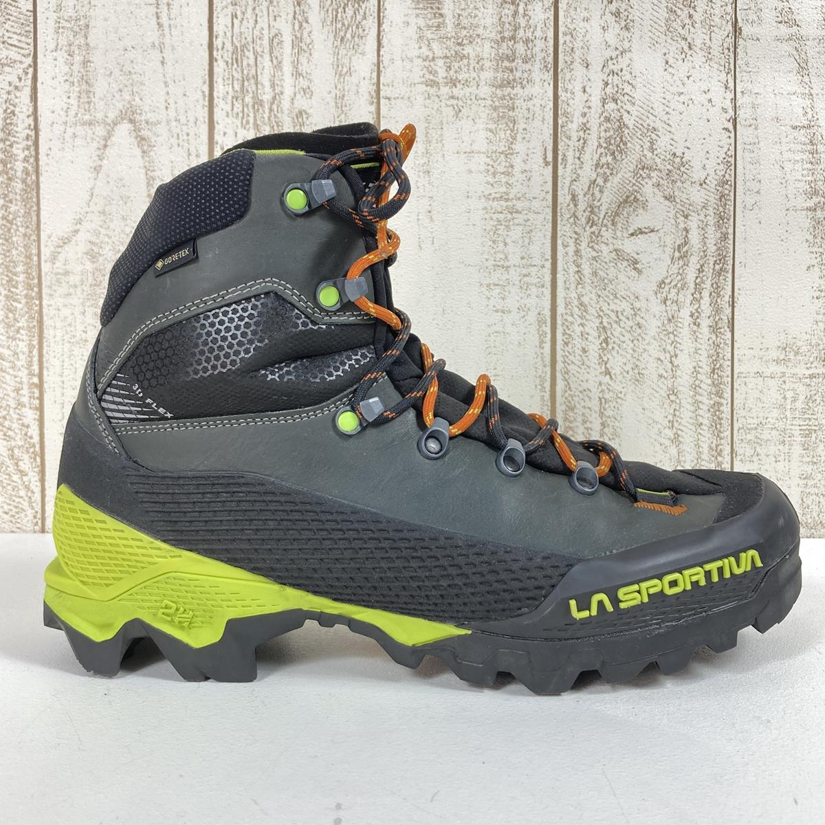 【Men's 26.7cm ブラック系】 La Sportiva ( ラ・スポルティバ ) エクイリビウム Lt Gtx Aequlibrium Lt Gtx ハイカットシューズ マウンテンブーツ ゴアテックス 防水 透湿 21Y Men's Carbon / Limepun