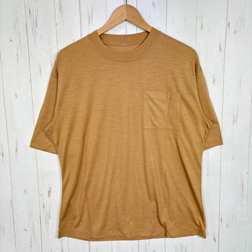 【Unisex 2 イエロー系】 迷迭香 ( マンネンロウ ) ウールハイカーティー Wool Hiker Tee MCS-2B YLW z00058299 YLW ウール ショートスリーブTシャツ クルーネック インナー シャツ トップス ウェア