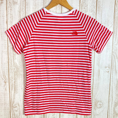 【Women's L ピンク系】 The North Face ( ザ・ノースフェイス ) ショートスリーブ サンセットボーダー S/S SUNSET BORDER ポリプロピレン ウェア トップス インナー シャツ ショートスリーブTシャツ クルーネック 化繊 z0 - 【公式】2ndGEAR（セカンドギア）Webショップ【登山用品・アウトドア用品専門 買取販売店】