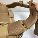 均码米色Mystery Ranch Coyote Road Sling尼龙收纳背包，容量55L-79L（z00052721）