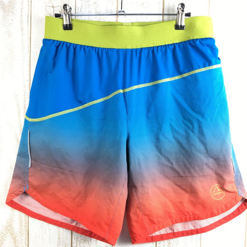 【Men's S ブルー系】 La Sportiva ( ラ・スポルティバ ) メダル ショーツ Medal Short ランニングショーツ J98 Men's  化繊 ショーツ ショートパンツ ボトムス ウェア