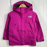 The North Face Scoop Jacket, size 120, purple, kids' size. This nylon hardshell jacket is a perfect outerwear top. Product code: z00054219.