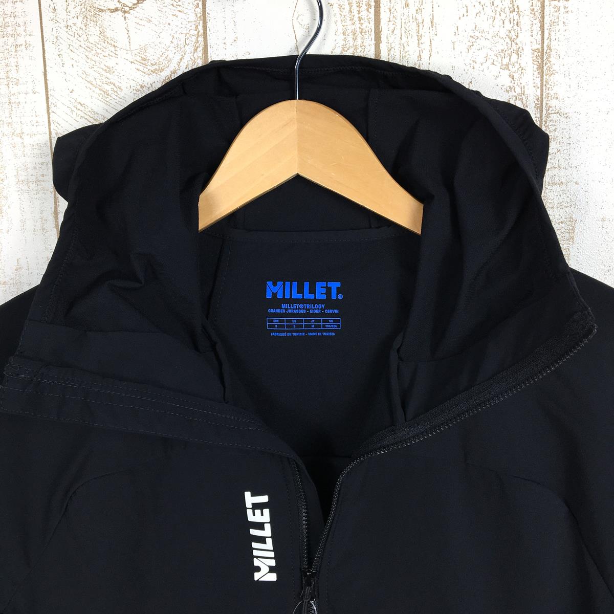 【Men's S ブラック系】 Millet ( ミレー ) トリロジー アイコン フーディ Trilogy Icon Hoodie ソフトシェル ジャケット MIV10184 International Men's  ソフトシェル アウター ジャケット トップス