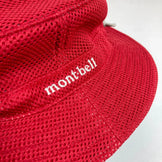 Montbell 3D Mesh Hat, Kid's One Size, Red. Made of polyester. Product code: z00052873.