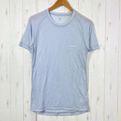 【Men's M グレー系】 Montbell ( モンベル ) スーパーメリノウール L.W. Tシャツ メリノウール ウェア トップス インナー シャツ ショートスリーブTシャツ クルーネック ウール z00060216 ウール ショートスリーブTシャツ ク