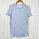 【Men's M グレー系】 Montbell ( モンベル ) スーパーメリノウール L.W. Tシャツ メリノウール ウェア トップス インナー シャツ ショートスリーブTシャツ クルーネック ウール z00060216  ウール ショートスリーブTシャツ ク