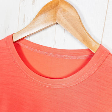 【Men's XL ピンク系】 Ridge Mountain Gear ( リッジマウンテンギア ) メリノ ベーシック ティー Merino Basic Tee Coral Red メリノウール ウェア トップス インナー シャツ ロングスリーブTシャツ クルーネ - 【公式】2ndGEAR（セカンドギア）Webショップ【登山用品・アウトドア用品専門 買取販売店】