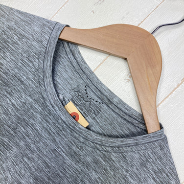 【Men's M グレー系】 2019 Patagonia ( パタゴニア ) キャプリーン クール デイリー シャツ Capilene Cool Daily Shirt FEA ポリエステル ウェア トップス インナー シャツ ショートスリーブTシャツ クルーネ
