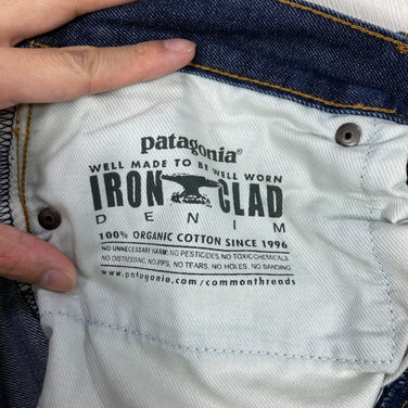 【Men's 34 ネイビー系】 2013 Patagonia ( パタゴニア ) レギュラー フィット ジーンズ レギュラー Regular Fit Jeans - Regular DKW ( Dark Wash ) オーガニックコットン100% デニム オーガニッ
