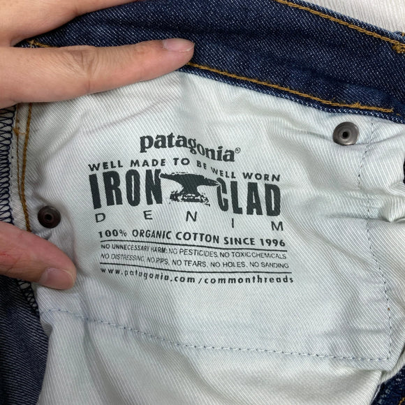 【Men's 34 ネイビー系】 2013 Patagonia ( パタゴニア ) レギュラー フィット ジーンズ レギュラー Regular Fit Jeans - Regular DKW ( Dark Wash ) オーガニックコットン100% デニム オーガニッ