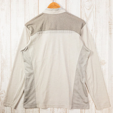 【Men's L ベージュ系】 Montbell ( モンベル ) ロングスリーブ ハーフジップ シャツ Long sleeve Half Zip Shirt ポリエステル Asian Men's 韓国企画モデル 化繊 ロングスリーブシャツ インナー シャツ トッ - 【公式】2ndGEAR（セカンドギア）Webショップ【登山用品・アウトドア用品専門 買取販売店】