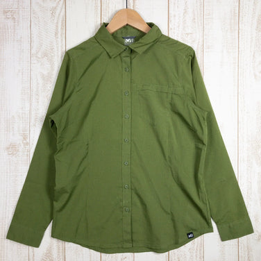 【Women's S グリーン系】 Millet ( ミレー ) アルピシャツ ロングスリーブ ポリエステル ウェア トップス インナー シャツ ロングスリーブシャツ 化繊 z00050715 化繊 ロングスリーブシャツ インナー シャツ トップス ウェア - 【公式】2ndGEAR（セカンドギア）Webショップ【登山用品・アウトドア用品専門 買取販売店】