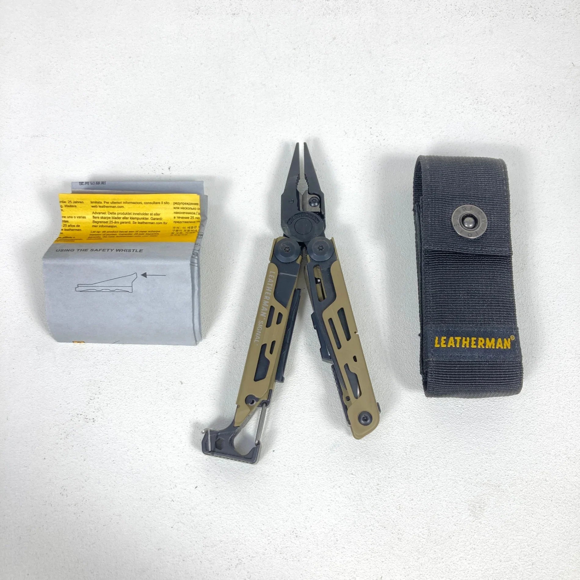 【OneSize ベージュ系】 Leatherman ( レザーマン ) シグナル Signal Coyote キャンピングギア 刃物 マルチツール z00053052 Coyote マルチツール 刃物 キャンピ Signal Coyote Tan – Sports Basement