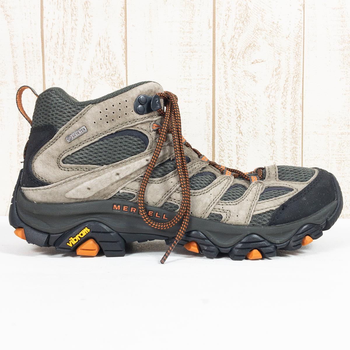 [男式 25.5 厘米绿色] Merrell Moab 3 合成中帮 Gore-Tex J035791 男士橄榄色徒步靴鞋类