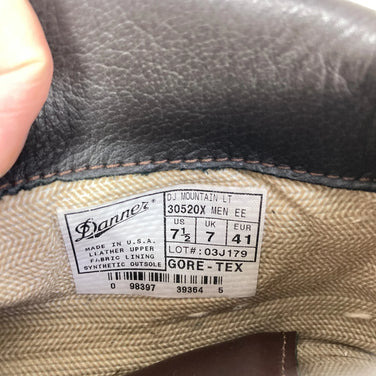 [Men's 25.5cm Brown] Danner Mountain Light EE Size Leather Footwear Trekking Boots z00057602 Trekking Boots Footwear