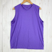 【Unisex XL パープル系】 Bring ( ブリング ) ワンダーウェア スリーブレス WUNDERWEAR Sleeveless メリノウール混 再生ポリエステル メリノウール ウェア トップス インナー シャツ タンクトップ ノースリーブシャツ z00060
