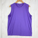 【Unisex XL パープル系】 Bring ( ブリング ) ワンダーウェア スリーブレス WUNDERWEAR Sleeveless メリノウール混 再生ポリエステル メリノウール ウェア トップス インナー シャツ タンクトップ ノースリーブシャツ z00060