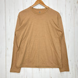 【Unisex M ベージュ系】 HERENESS（ヒアネス） ドライ ウール ティーシャツ ロングスリーブ DRY WOOL T-SHIRT LONG SLEEVE ウール混 / NIKKE AXIO ウール ウェア トップス インナー シャツ ロングスリーブTシャ
