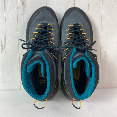 【Men's 26.1cm グレー系】 La Sportiva ( ラ・スポルティバ ) トラバースX4 エボ ミッド ゴアテックス TX4 Evo Mid GTX Carbon / Bamboo GORE-TEX Vibram MEGAGRIP フットウェア トレッキング