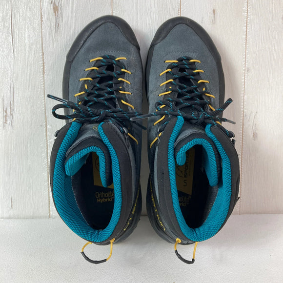 【Men's 26.1cm グレー系】 La Sportiva ( ラ・スポルティバ ) トラバースX4 エボ ミッド ゴアテックス TX4 Evo Mid GTX Carbon / Bamboo GORE-TEX Vibram MEGAGRIP フットウェア トレッキング