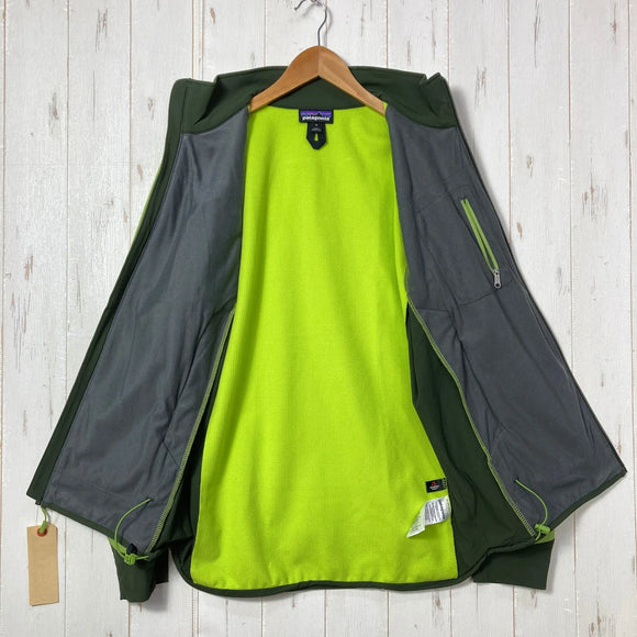 【Men's S グリーン系】 2016 Patagonia ( パタゴニア ) アズ ハイブリッド ジャケット Adze Hybrid Jacket SPYG ソフトシェル ポリエステル ウェア トップス アウター ジャケット フリース ポーラテック・ウィンドブロ