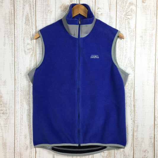 【男款S蓝】Patagonia Flyer Vest Pef防风抓绒 Iris x Rock 停产型号很难获得 24003 国际男款 Iris/Rock Fleece