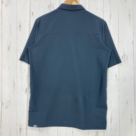 【Men's XS グレー系】 Houdini ( フーディニ ) コスモ シャツ Cosmo Shirt ポリエステル ウェア トップス インナー シャツ ショートスリーブシャツ 化繊 z00059891  化繊 ショートスリーブシャツ インナー シャツ トップス