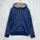 【Women's XS ネイビー系】 2021 Patagonia ( パタゴニア ) P-6 ラベル フレンチテリー フルジップ フーディ Women's P-6 Label French Terry Full-Zip Hoody NVYD オーガニックコットン混 フレ-1