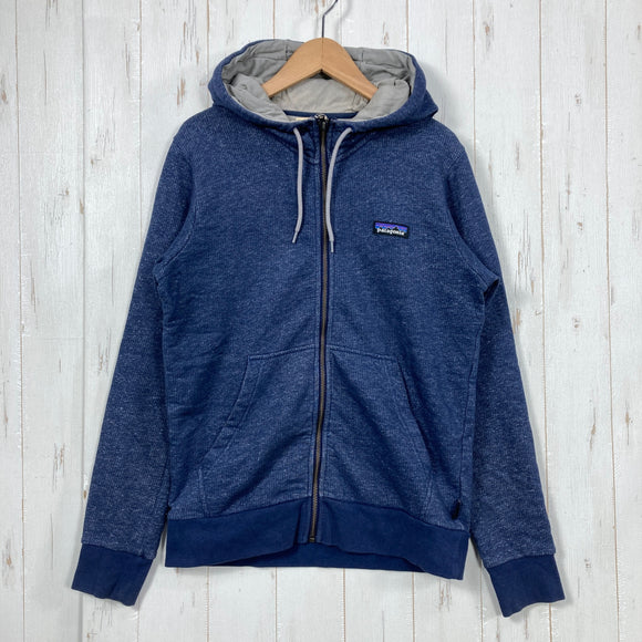 【Women's XS ネイビー系】 2021 Patagonia ( パタゴニア ) P-6 ラベル フレンチテリー フルジップ フーディ Women's P-6 Label French Terry Full-Zip Hoody NVYD オーガニックコットン混 フレ