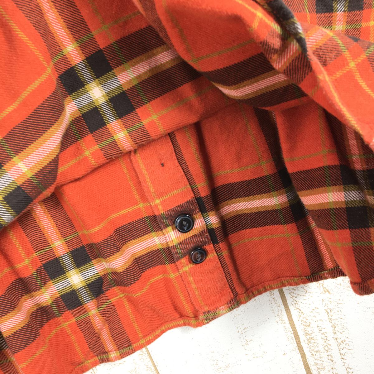 【Men's S オレンジ系】 Patagonia ( パタゴニア ) ロングスリーブ ライトウェイト フィヨルド フランネル シャツ Long Sleeve Lightweight Fjord Flannel Shirt 54020 International M