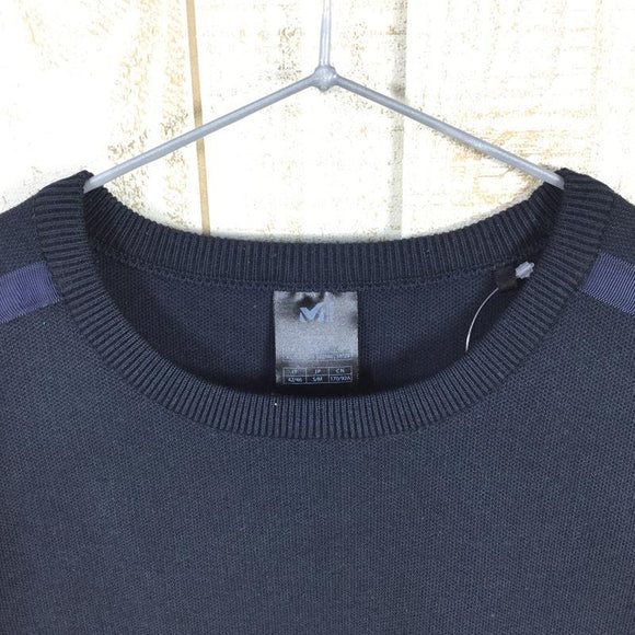 【Men's XS/S ネイビー系】Millet ( ミレー ) タフ ニット ロングスリーブ Tough Knit Long Sleeve MIV01804 International Men's コットン ロングスリーブTシャツ クルーネック インナー シャツ トップス ウェア - 【公式】2ndGEAR（セカンドギア）Webショップ【登山用品・アウトドア用品専門 買取販売店】