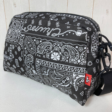 Chums 再生小号梯形单肩包（黑色，均码）z00053165，涤纶收纳袋